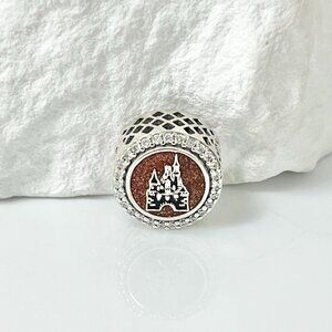 Pandora Bling Bling Disney Castle Bead Charm S925 Silver Charm